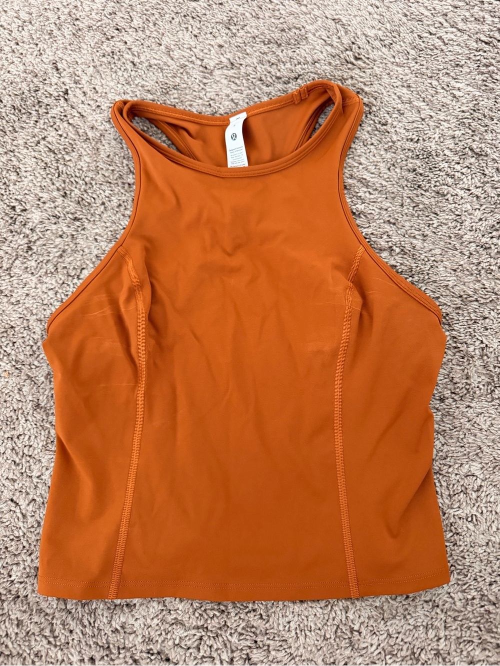 Lululemon Nulux racerback cropped run tank